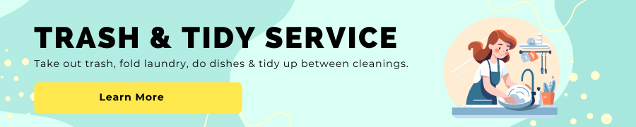 trash and tidy service banner