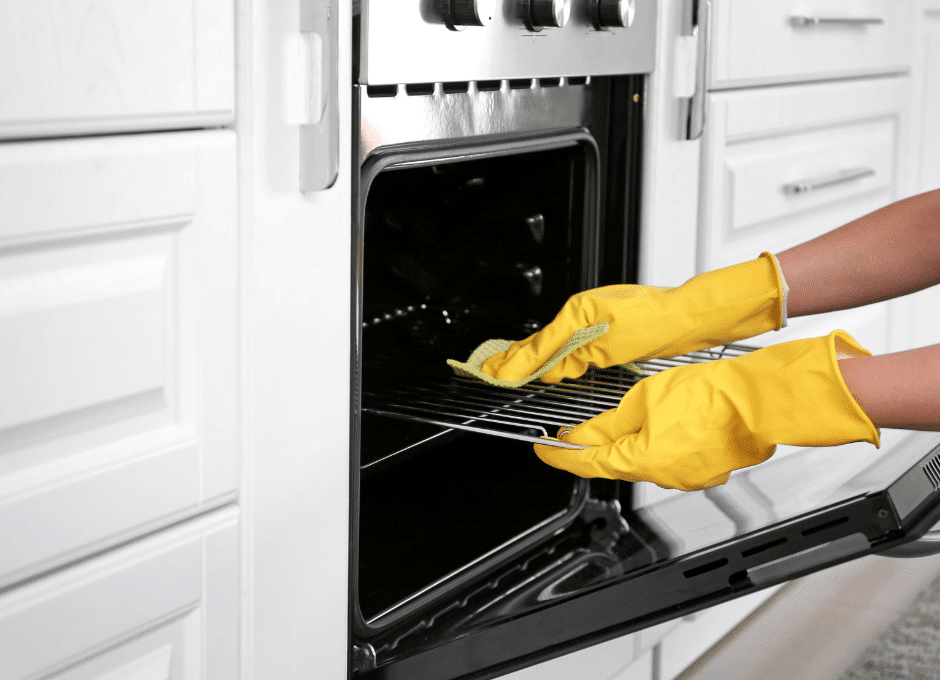 deep cleaning oven
