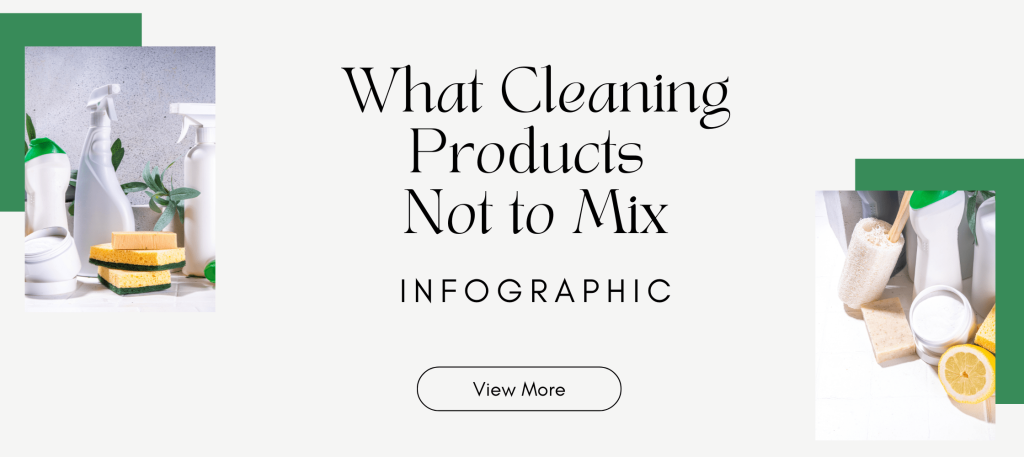 what cleaning products not to mix infographic callout graphic